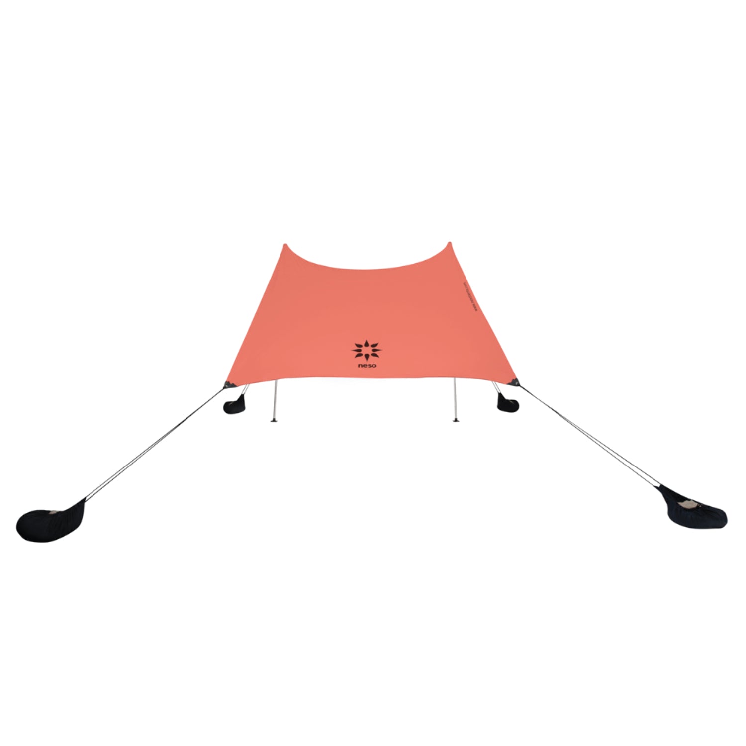 Neso UV protection beach tent in coral color with durable poles for sunshade and outdoor relaxation