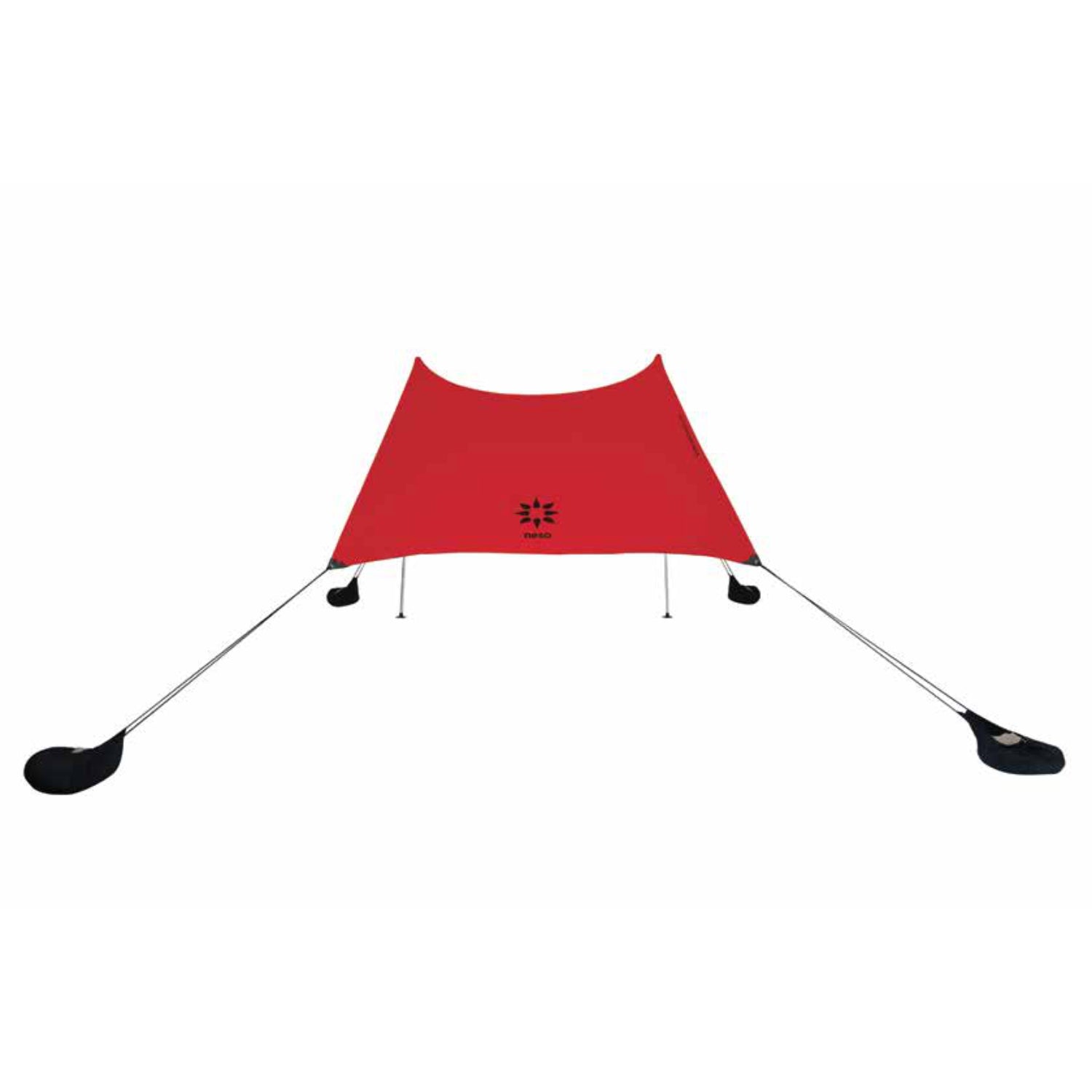 Neso UV protection beach tent in red for sun safety at the beach