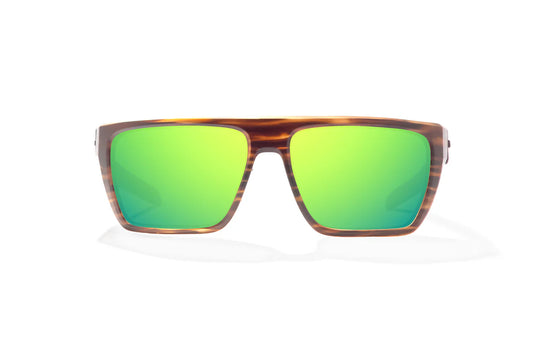 Bajio Zapata - Brown Grass Matte / Green Mirror Glass