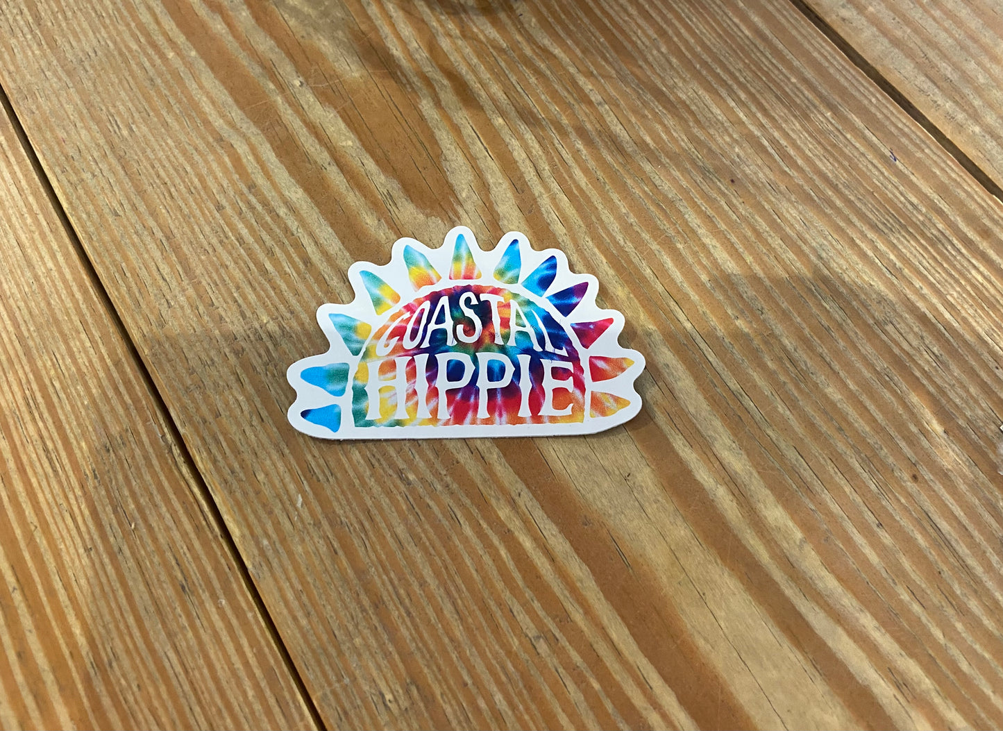Small Costal hippie sticker