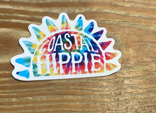Coastal hippie stickers (large)